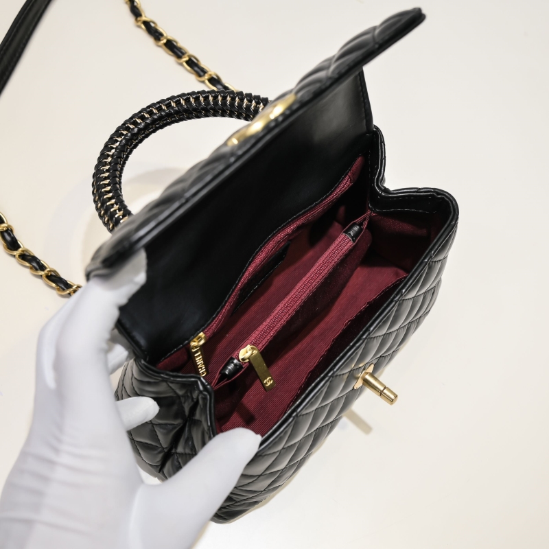 Ch**el top handle bags